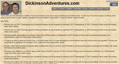 Desktop Screenshot of dickinsonadventures.com