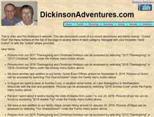 Tablet Screenshot of dickinsonadventures.com